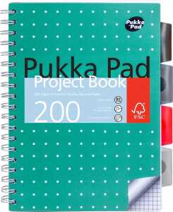 Pukka Metallic Organiserbook B5 kariert 100 Blatt