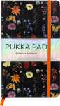 Pukka Bloom Softcover Notizbuch Schwarz liniert 96 Blatt