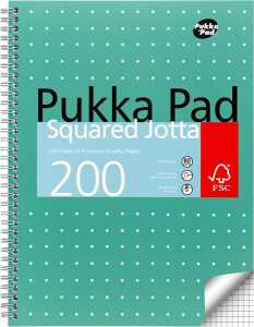 Pukka Metallic Collegeblock DIN A4 kariert 100 Blatt