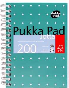 Pukka Metallic Collegeblock DIN A6 liniert 100 Blatt