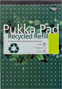 Pukka Recycled Briefblock DIN A4 liniert 50 Blatt