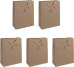 Geschenktaschen, Large, braun, Christmas with apple,...