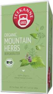 Teekanne Premium Bio Tee, Mountain Herbs, 20 Stück