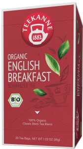 Teekanne Premium Bio Tee, English Breakfast, 20 Stück
