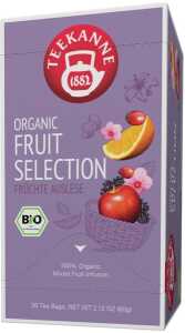 Teekanne Premium Bio Tee, Fruit Selection, 20 Stück