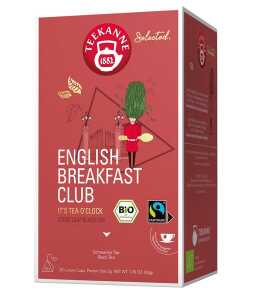 Teekanne BIO Luxury Cup English Breakfast, Pyramidenbeutel, 25 Stück