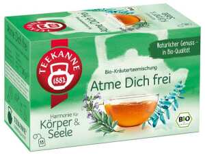 Teekanne BIO Harmonie Körper & Seele, Atme Dich frei, 18 Stück