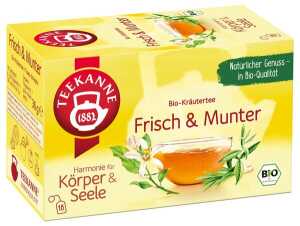 Teekanne BIO Harmonie Körper & Seele, Frisch & Munter, 18 Stück