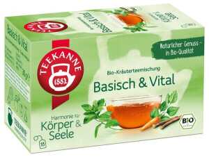 Teekanne BIO Harmonie Körper & Seele, Basisch & Vital, 18 Stück