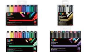 POSCA Pigmentmarker PC8K, 8er Etui, farbig sortiert (5654047)