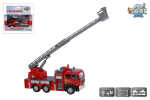 LKW Feuerwehr Kids Globe mit Drehleiter rot/weiß...