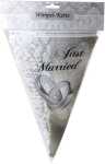 Wimpel Girlande Just Married 10m