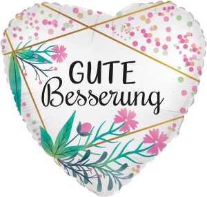 Folienballon Gute Besserung 43cm