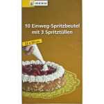 Einweg-Spritzbeutel mit Spritztüllen 32x20cm