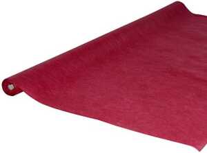 Tischtuchrolle Airlaid Struktur Vlies bordeaux 5mx1,2m