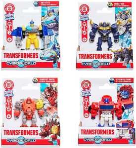 Actionfigur Transformers CYBERWORLD Sky-Byte Cyber Changers 10cm 2fach sortiert