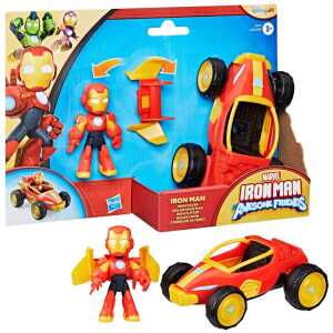Spielfigur & Fahrzeug Marvel Iron Man and his Awesome Friends rot/gelb