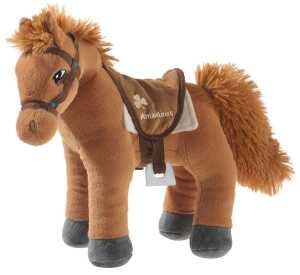 Plüsch Bibi & Tina Pferd Amadeus stehend braun 30cm