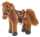 Plüsch Bibi & Tina Pferd Amadeus stehend braun 30cm
