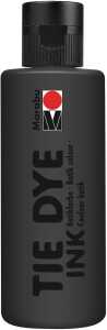 Marabu Batikfarbe Tie Dye Ink 073 schwarz 80ml