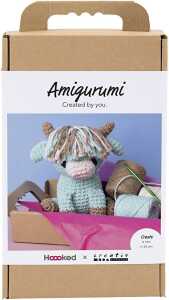 creativ company Kreativ Set Amigurumi Kuh beige/mint