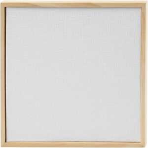 creativ company Leinwandplatte mit Holzrahmen 280g 15,8x15,8cm