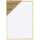 creativ company Leinwandplatte mit Holzrahmen 280g 15,8x23,8cm