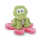 NICI GREEN Kuscheltier forest friends Frosch Fridolin Frog auf Seerose grün 7cm