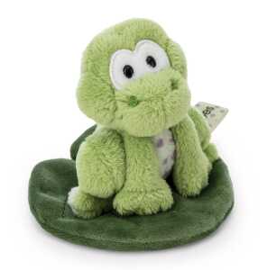 NICI GREEN Kuscheltier forest friends Frosch Fridolin Frog auf Blatt grün 7cm