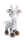 NICI GREEN Kuscheltier Giraffe Winny Winterfur stehend blau 20cm