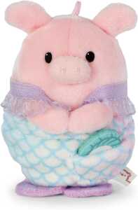NICI Kuscheltier mymochi Schwein Onk mit Muschel und Meerjungfraukostüm rosa 8cm Geschenkbox