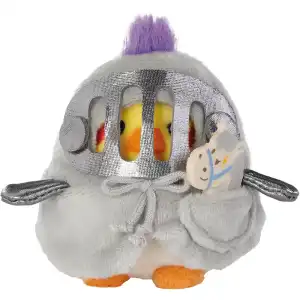 NICI Kuscheltier mymochi Sittich Chipsy mit Steckenpferd und Ritterkostüm beige 8cm Geschenkbox