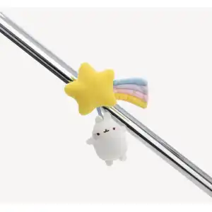 NICI Magnettier MagNICI Sternschnuppe mit MOLANG weiß 5cm