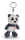 NICI GREEN Schlüsselanhänger Love Panda mit Herz schwarz 10cm