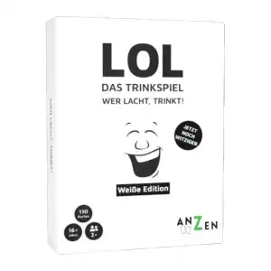 Das Trinkspiel LOL Wer lacht, trinkt! Weiße Edition