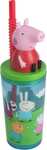 Trinkbecher Peppa Pig mit 3D Strohhalm 350ml