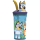 Trinkbecher Bluey mit 3D Strohhalm blau 360ml