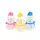 Knautschfigur Magic Moments Snow Friends Splashy Sparkle Schneemann pink blau gelb 3fach sortiert