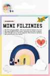 Folia Mini Filzinies Regenbogen 15 Teile