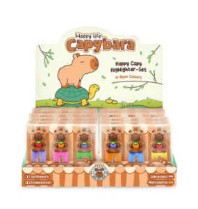 Highlighter Capybara neon 3 Stück
