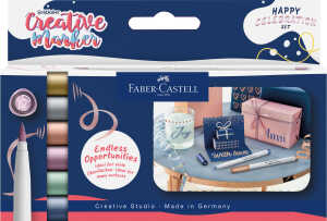 Faber-Castell Creative Marker Goldfaber Happy Celebration 6 Stück