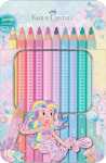 Faber-Castell Buntstifte Jumbo Sparkle pastell 10 Stück Metalletui