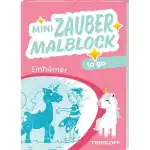 TESSLOFF Mini Malbuch Zaubermalblock to go Einhörner