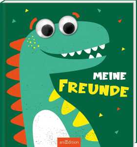 arsEdition Freundebuch mit Wackelaugen Meine Freunde Dino