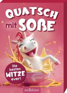 arsEdition Kartenbox Quatsch mit Soße Einhorn Die besten Witze ever!