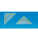 KUM Geometriedreieck 262 TB transparent 16cm