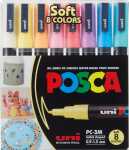 uni POSCA Acrylmarker PC-3M 0,9-1,3mm pastell 8...
