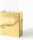 folia Papiertüten Gold glänzend Größe M 18x8x21cm 7 Stück Kraftpapier