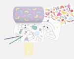 folia Sticker Malbuch Rainbow Dreams 15 Seiten