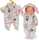 Zapf Creation Puppenkleidung BABY born Schneeanzug creme 43cm